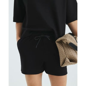 Black Premium High Waisted Shorts