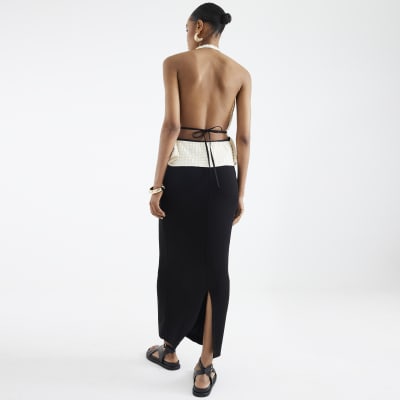 Black Premium Maxi Skirt