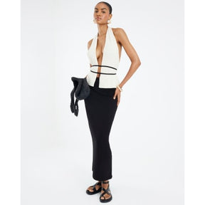 Black Premium Maxi Skirt
