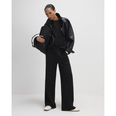 Black Premium Short Sleeve Boxy T-Shirt