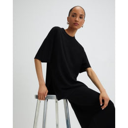 Black Premium Short Sleeve Oversized T-shirt