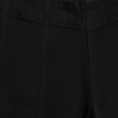 Black Pull-On Sculpt Palazzo Jeans