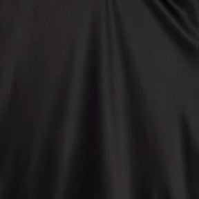 Black Satin Maxi Skirt