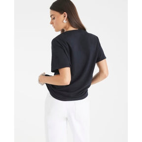 Black Short Sleeve Brooklyn Print T-shirt