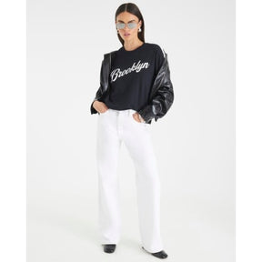 Black Short Sleeve Brooklyn Print T-shirt