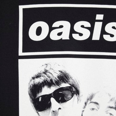 Black Short Sleeve Oasis T-shirt