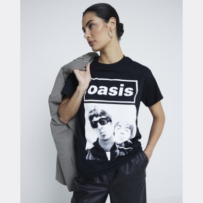 Black Short Sleeve Oasis T-shirt