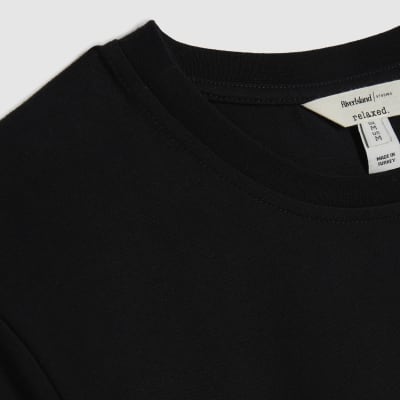 Black Short Sleeve Slim Fit T-shirt