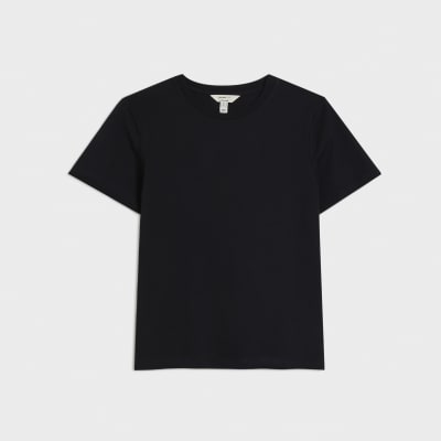 Black Short Sleeve Slim Fit T-shirt
