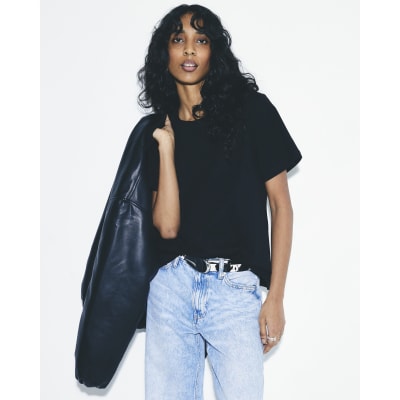 Black Short Sleeve Slim Fit T-shirt