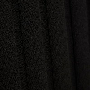 Black Short Sleeve Wide Ribbed Top