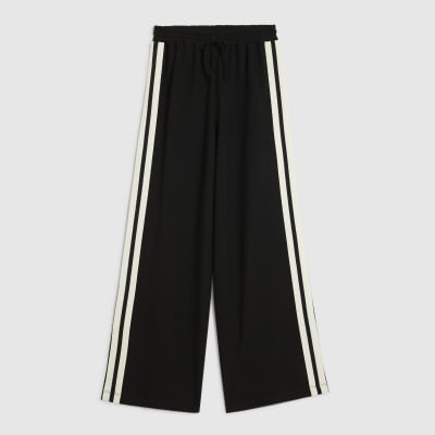 Black Side Tape Joggers