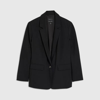 Black Single Breasted Blazer