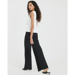 Black Sleeveless Bow Hybrid Jumpsuit