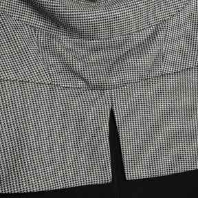 Black Sleeveless Cowl Neck Hybrid Jumpsuit