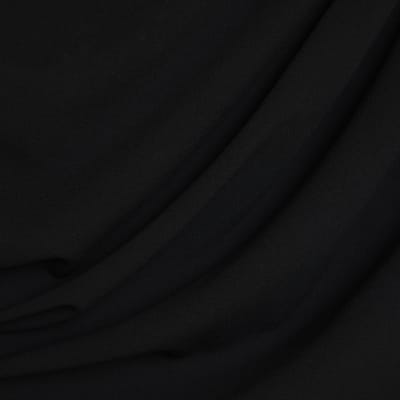 Black Sleeveless Drape Midi Dress