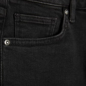 Black Slim Fit High Waisted Ankle Jeans