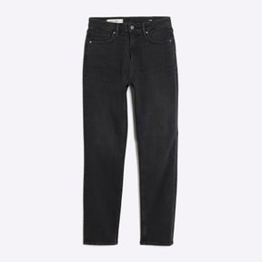 Black Slim Fit High Waisted Ankle Jeans