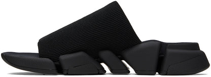 Balenciaga Black Speed 2.0 Slides