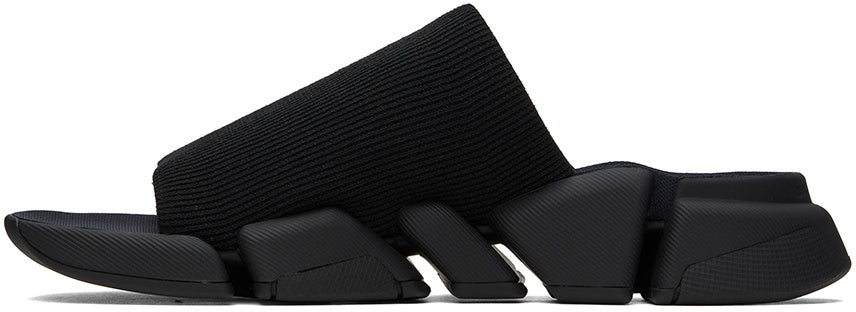 Balenciaga Black Speed 2.0 Slides