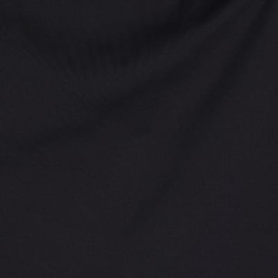 Black Square Neck Fitted Top