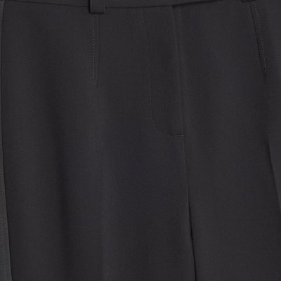 Black Straight Leg Trousers
