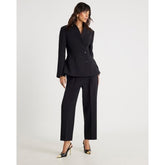 Black Straight Leg Trousers