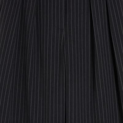 Black Stripe Wide Leg Trousers
