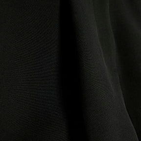 Black Structured Belted Shorts