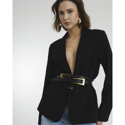 Black Structured Blazer