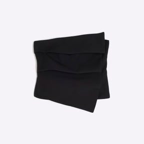 Black Tailored Bandeau Top