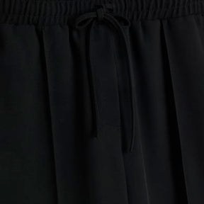 Black Tailored Wide Leg Joggers