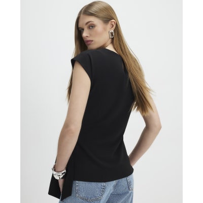 Black Tie Side Top