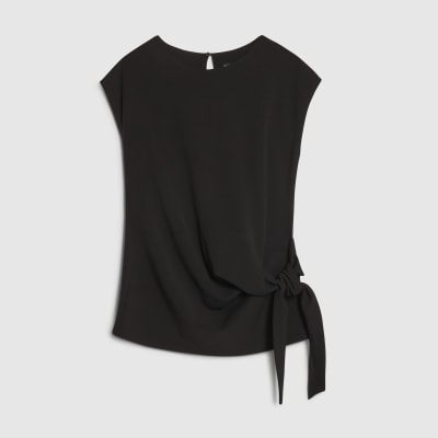 Black Tie Side Top
