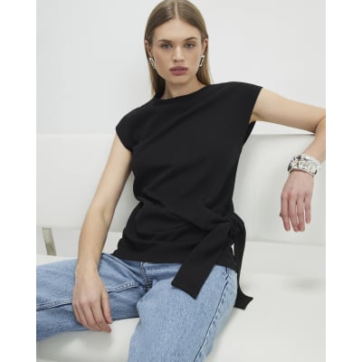 Black Tie Side Top