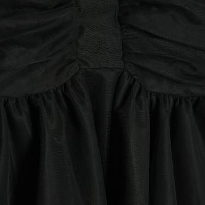 Black Tulle Bandeau Top