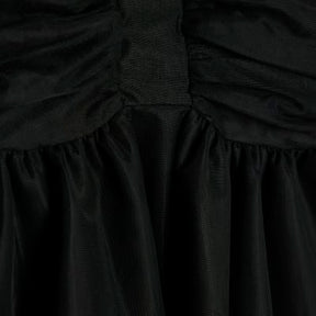 Black Tulle Bandeau Top