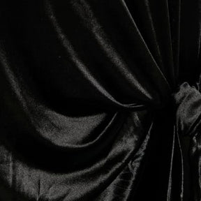 Black Velvet Tie Side Top