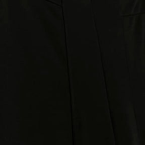 Black Wide Leg Stitch Detail Trousers