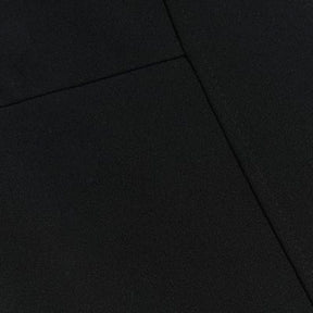Black wide leg trousers