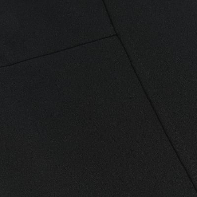 Black wide leg trousers