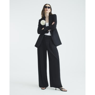 Black Wide Leg Trousers