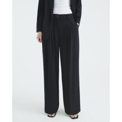 Black Wide Leg Trousers