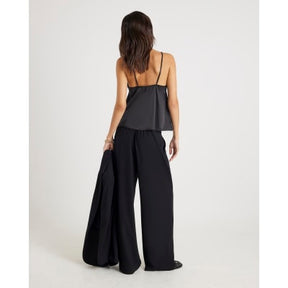 Black Wide Leg Trousers
