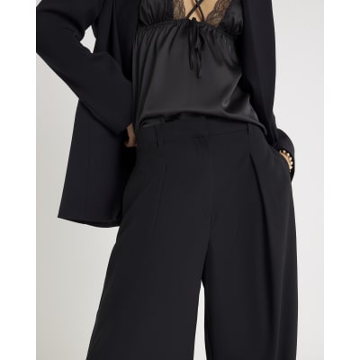 Black Wide Leg Trousers