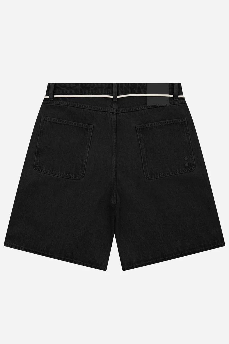 Wide-Leg 14oz Denim Shorts