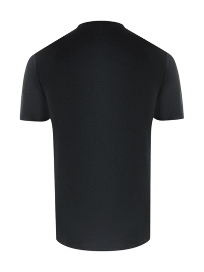 Love Moschino Peace Logo Black T-Shirt