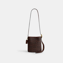 Bleecker Bucket Bag 21 In Signature Canvas