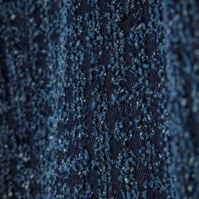 Blue Boucle Baggy Wide Leg Jeans