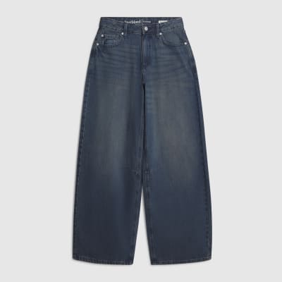 Blue Classic Barrel Jeans